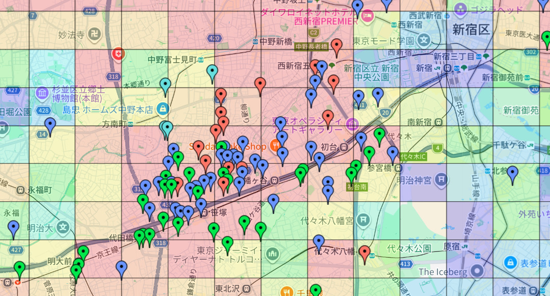 DEECH商圏分析イメージ｜エリマケ研修｜学研Link事例